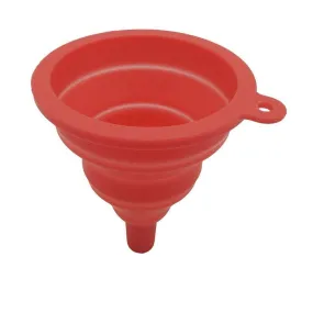 1078 Foldable Silicone Funnel for Kitchen Uses