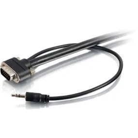 10Ft Select Vga   3.5Mm Stereo Audio A/V Cable M/M - In-Wall Cmg-Rated