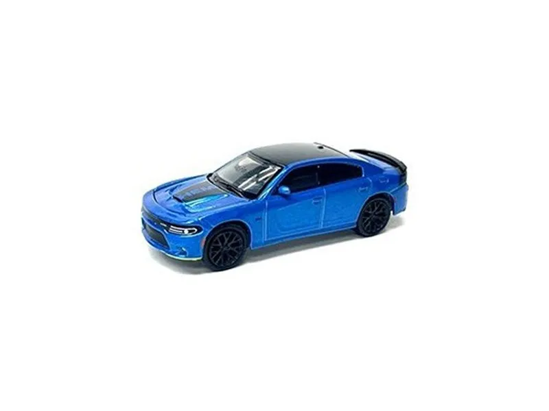 2018 Dodge Charger Daytona 392 - Blue Metallic w/ Black Top Limited to 3300 pcs (MiJo Exclusive) Diecast 1:64 Model Car - Greenlight 51424