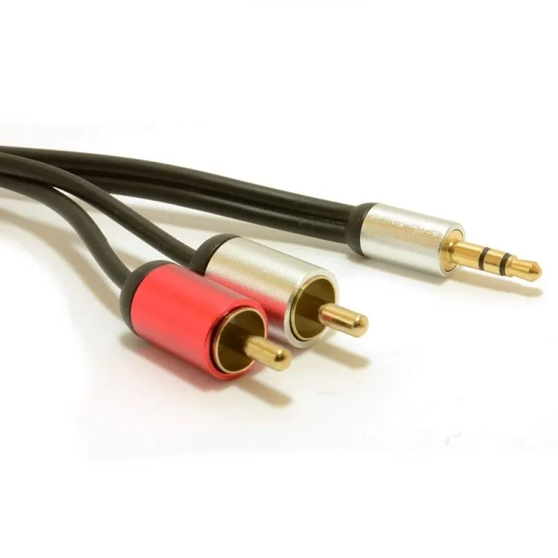 3.5mm Stereo Jack to RCA Phono Cable