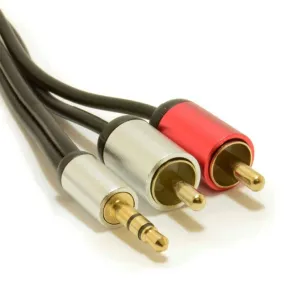 3.5mm Stereo Jack to RCA Phono Cable