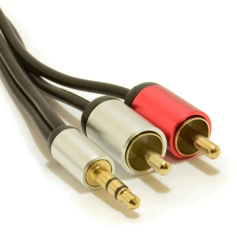 3.5mm Stereo Jack to RCA Phono Cable