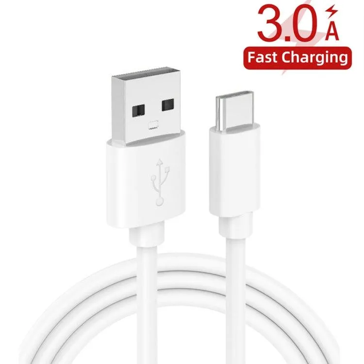 36W Dual QC3.0 USB Charger with 1M Type-C Data Cable, EU Plug