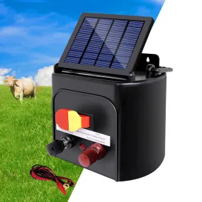 3km Solar Fence Energiser w/ Battery & Protection - Giantz