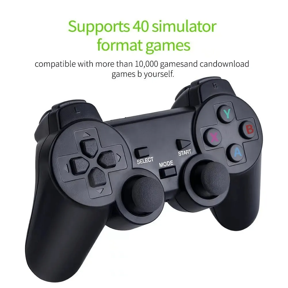 4K 2.4G Double Wireless Controller Game Stick Video Game Console