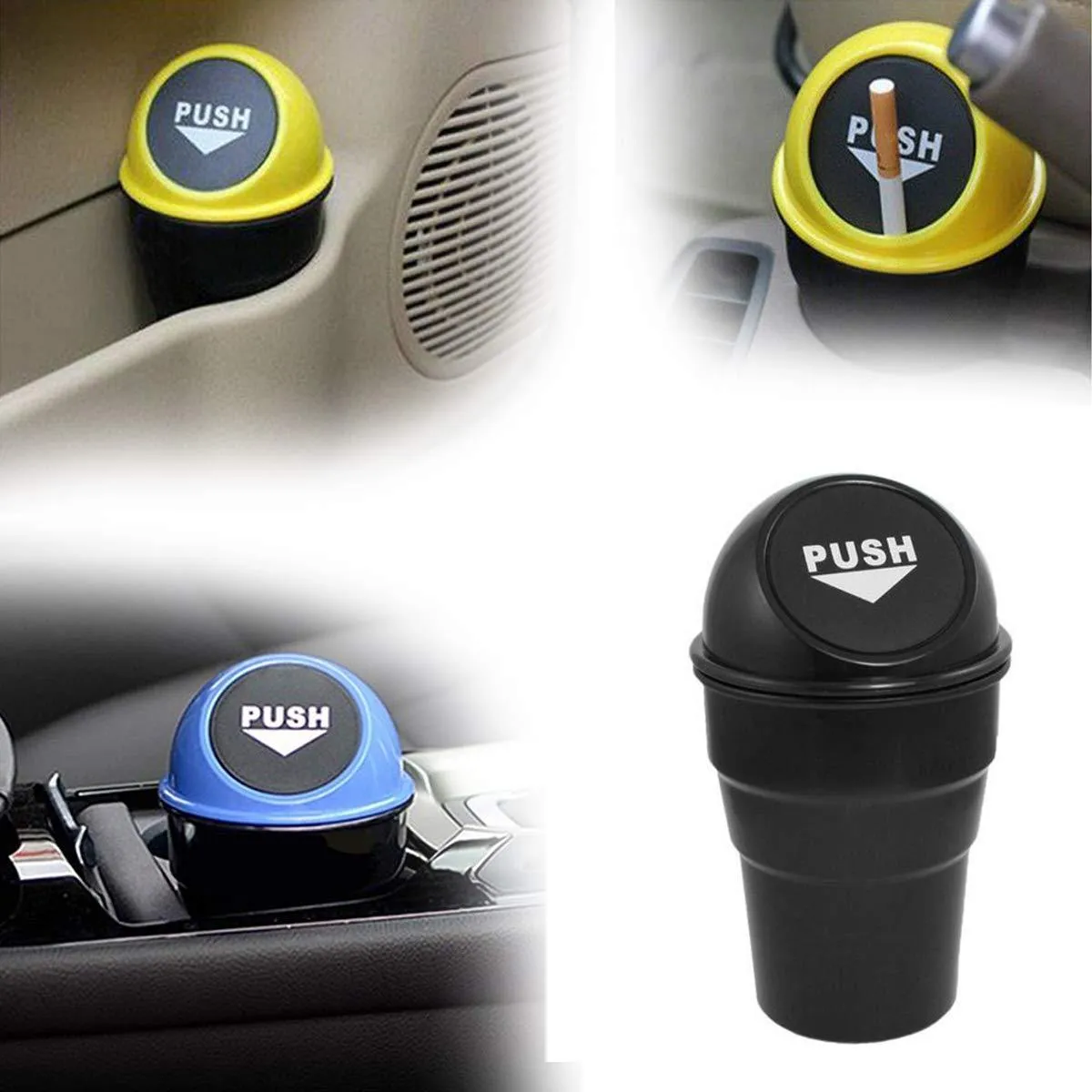 537 Car Dustbin / Mini Car Trash Bin / Car Ashtray