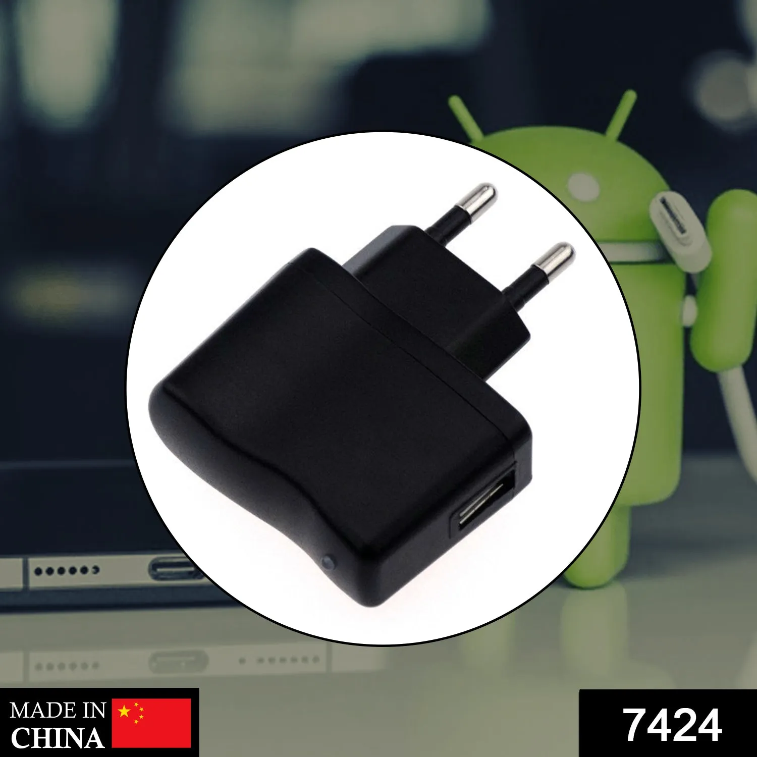 7424 USB Wall Charger for All iPhone, Android, Smart Phones