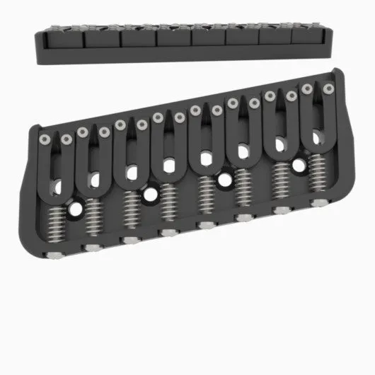 8 String Multi-Scale Fixed Guitar Bridge