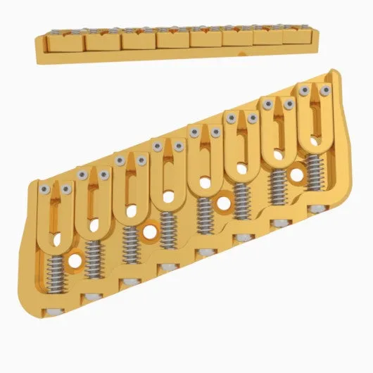 8 String Multi-Scale Fixed Guitar Bridge