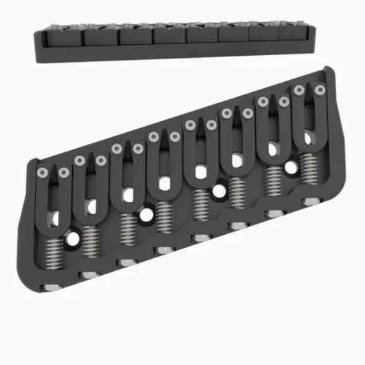 8 String Multi-Scale Fixed Guitar Bridge