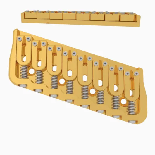 8 String Multi-Scale Fixed Guitar Bridge