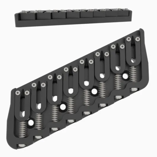 8 String Multi-Scale Fixed Guitar Bridge