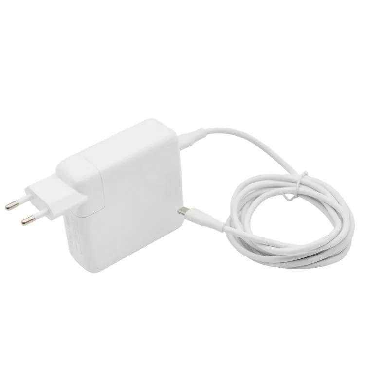 87W Compact Type-C Power Adapter with 1.8m Cable and EU Plug for MacBook Pro