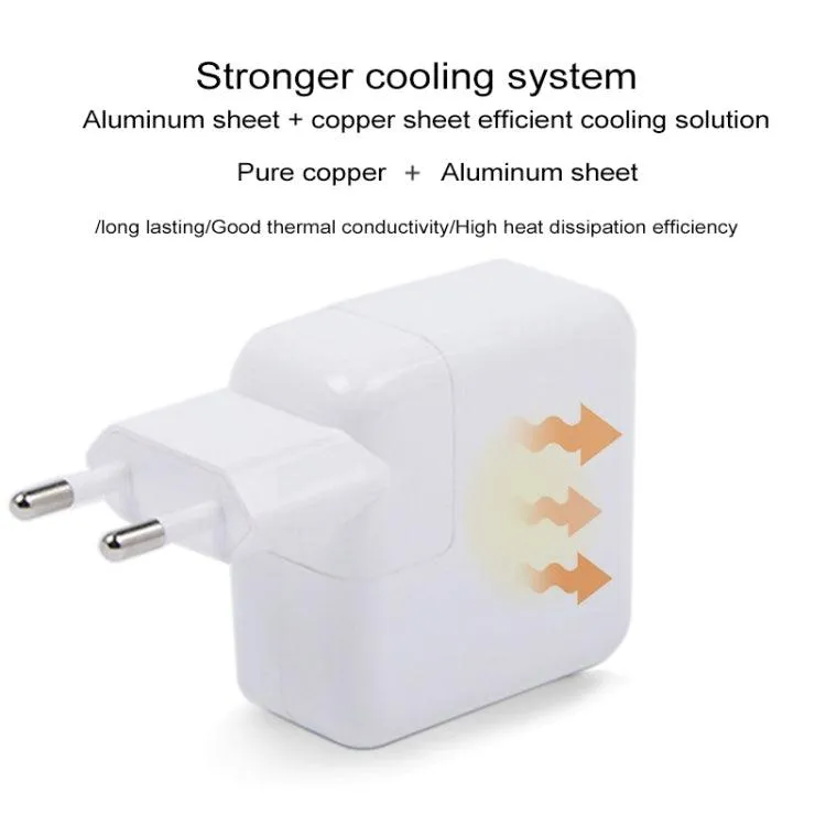 87W Compact Type-C Power Adapter with 1.8m Cable and EU Plug for MacBook Pro