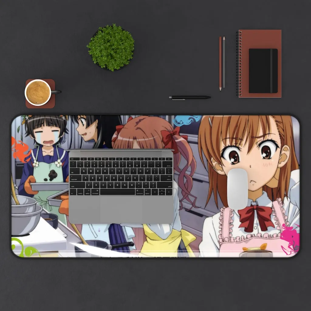 A Certain Scientific Railgun Mikoto Misaka, Kuroko Shirai, Ruiko Saten Mouse Pad (Desk Mat)