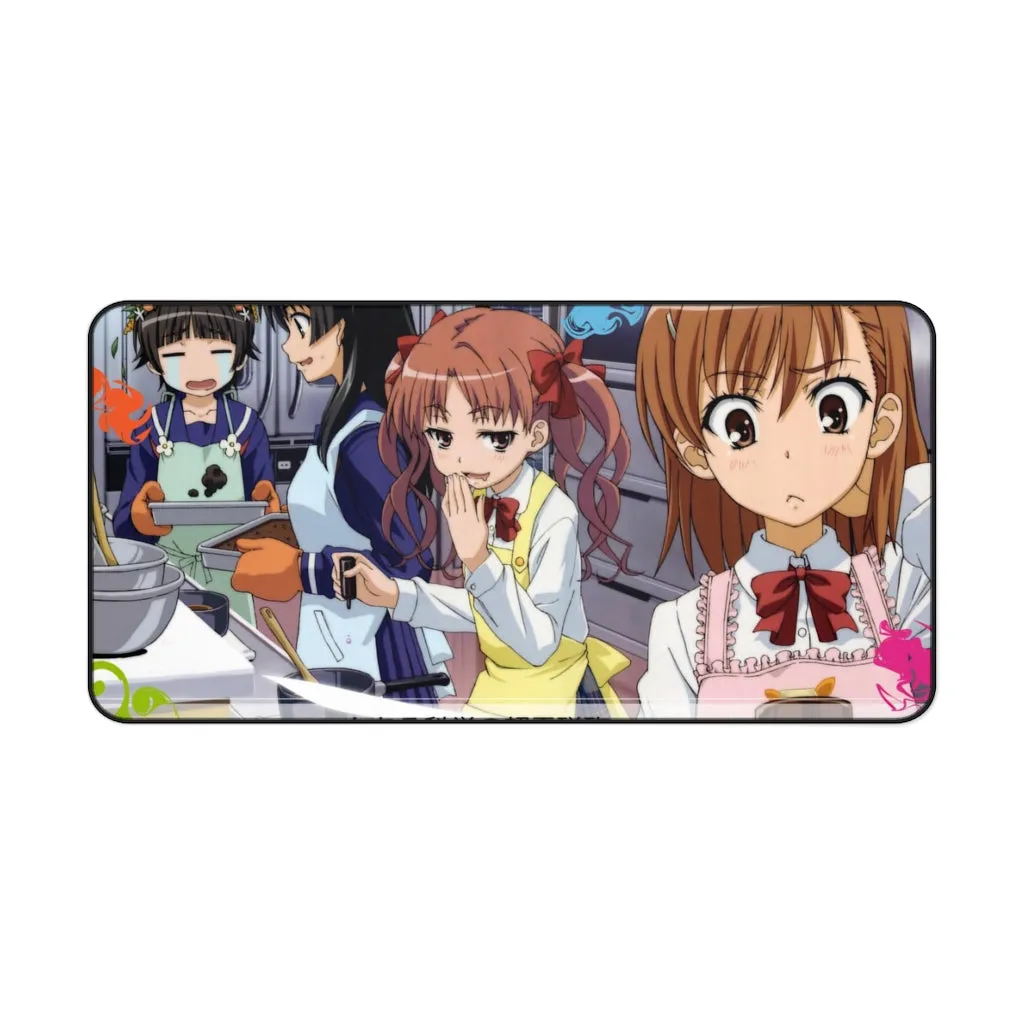 A Certain Scientific Railgun Mikoto Misaka, Kuroko Shirai, Ruiko Saten Mouse Pad (Desk Mat)