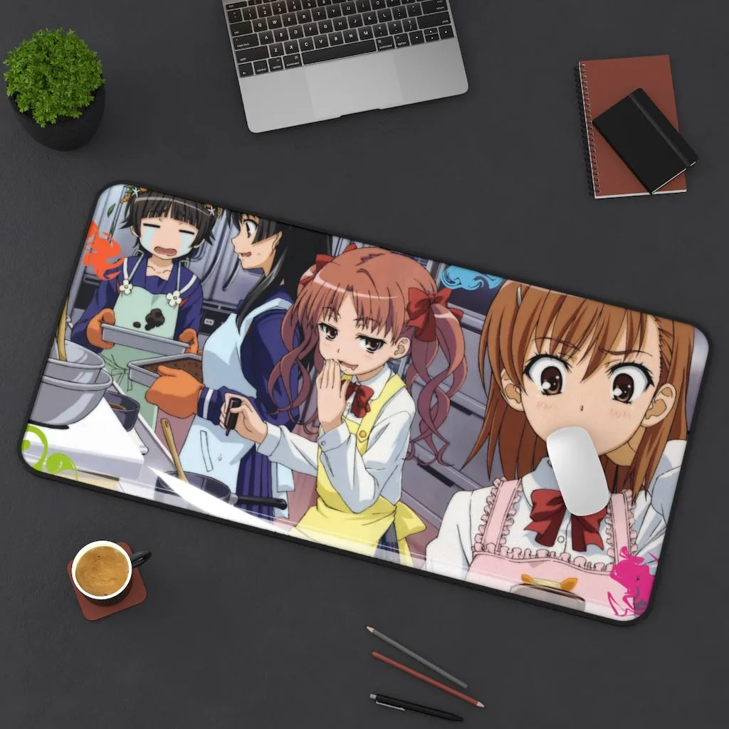 A Certain Scientific Railgun Mikoto Misaka, Kuroko Shirai, Ruiko Saten Mouse Pad (Desk Mat)