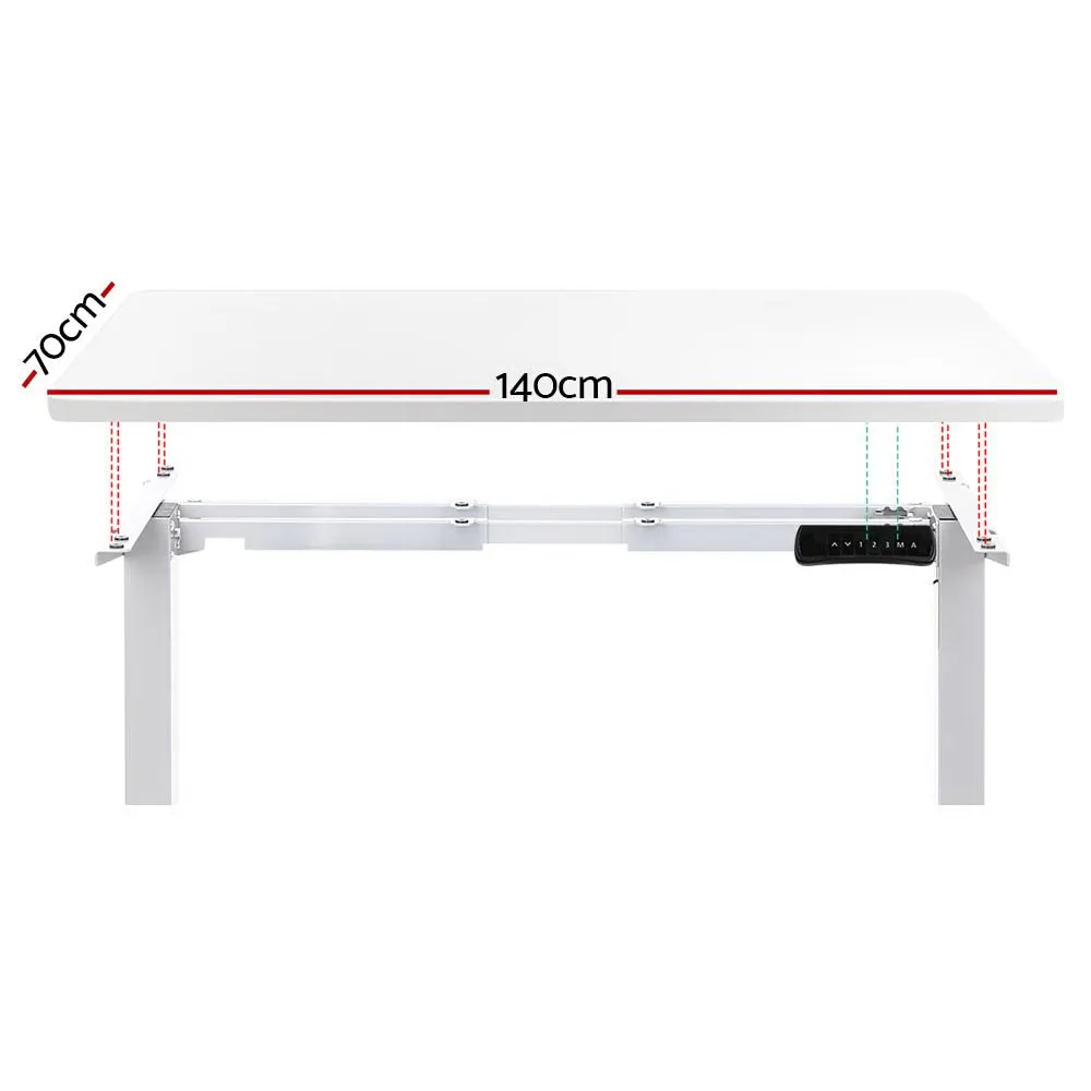 Adjustable Dual Motor Standing Desk, Digital Panel, 140CM - Artiss