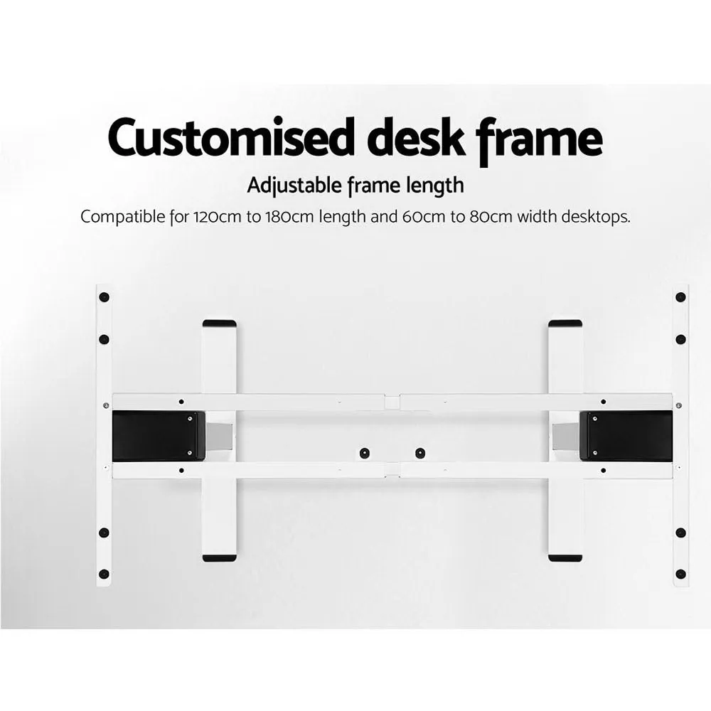 Adjustable Dual Motor Standing Desk, Digital Panel, 140CM - Artiss