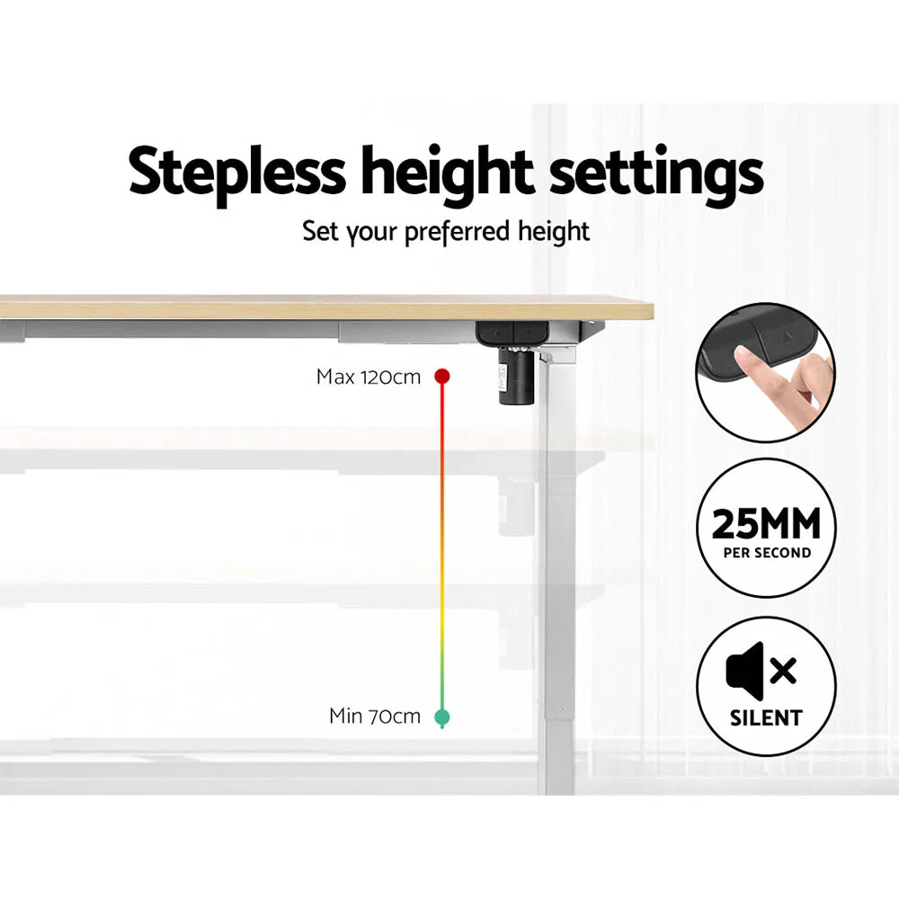 Adjustable Motorised Sit Stand Desk with Digital Control - Artiss