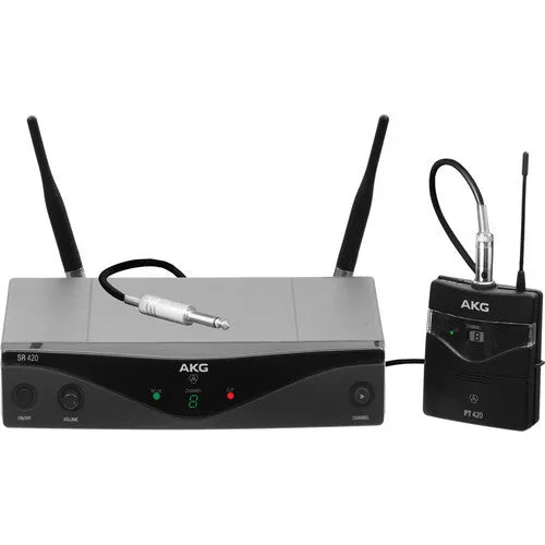 AKG 3415H00010 WMS420 Wireless Instrument System (Band A: 530 to 559 MHz)