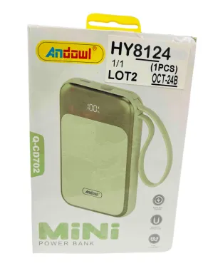 ANDOWL QCD702 Mini Power Bank 15000mAh