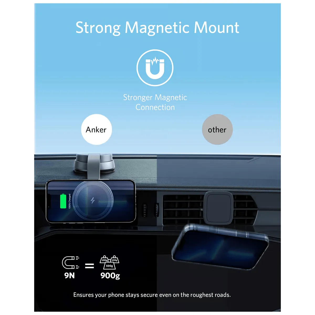 Anker 613 Magnetic Wireless Charger (MagGo) - B2930011