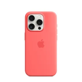 Apple - iPhone 15 Pro MagSafe Silicone Case Sleeve (MT1G3ZM/A) - Guava