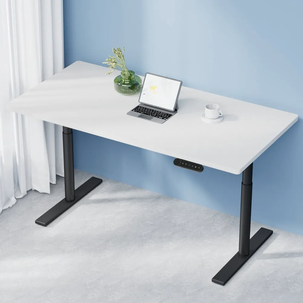 Artiss Electric Standing Desk Adjustable Sit Stand Desks Black White 140cm