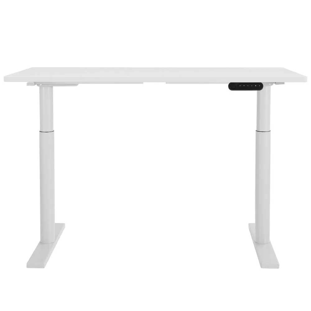 Artiss Electric Standing Desk Height Adjustable Sit Stand Desks White 140cm