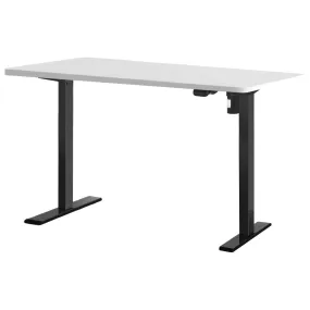 Artiss Electric Standing Desk Motorised Sit Stand Desks Table Black White 140cm