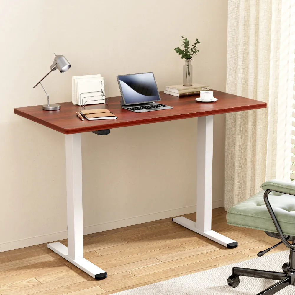 Artiss Standing Desk Electric Height Adjustable Sit Stand Desks White Walnut