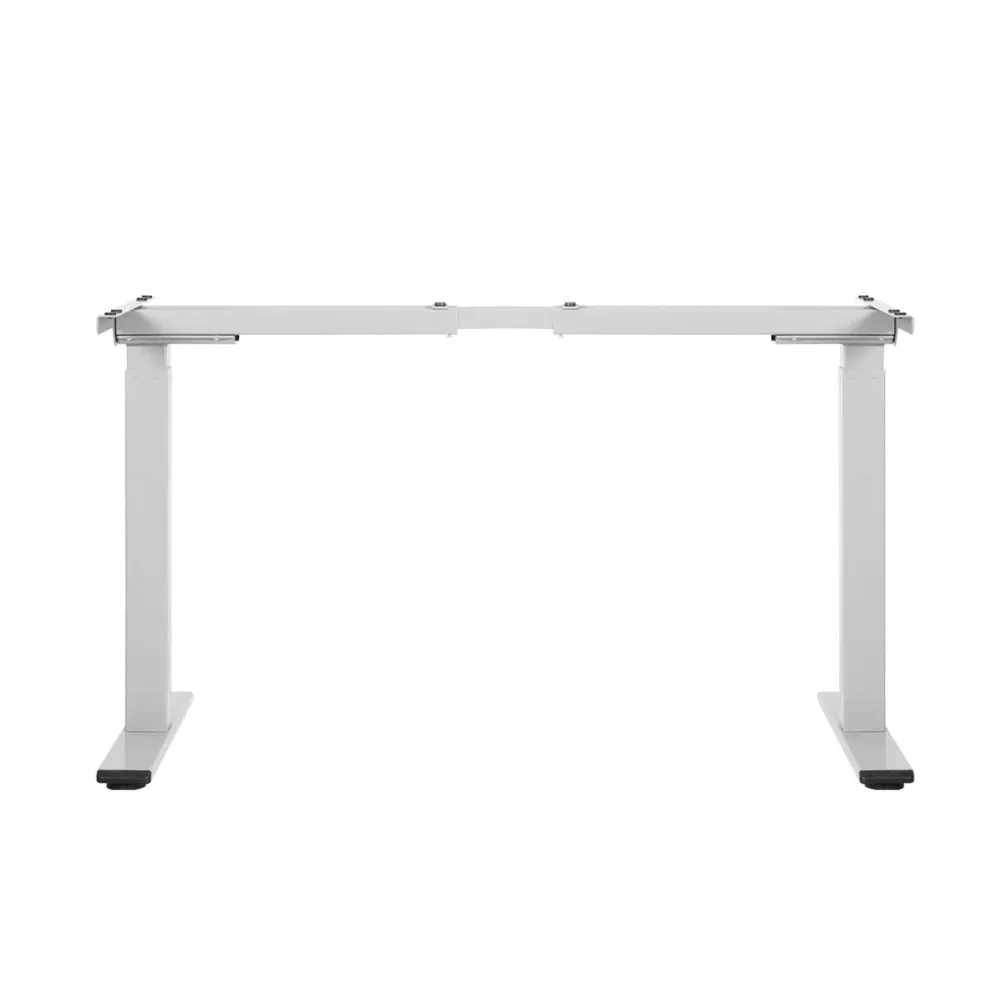 Artiss Standing Desk Sit Stand Motorised Adjustable Frame Only White Dual Motor