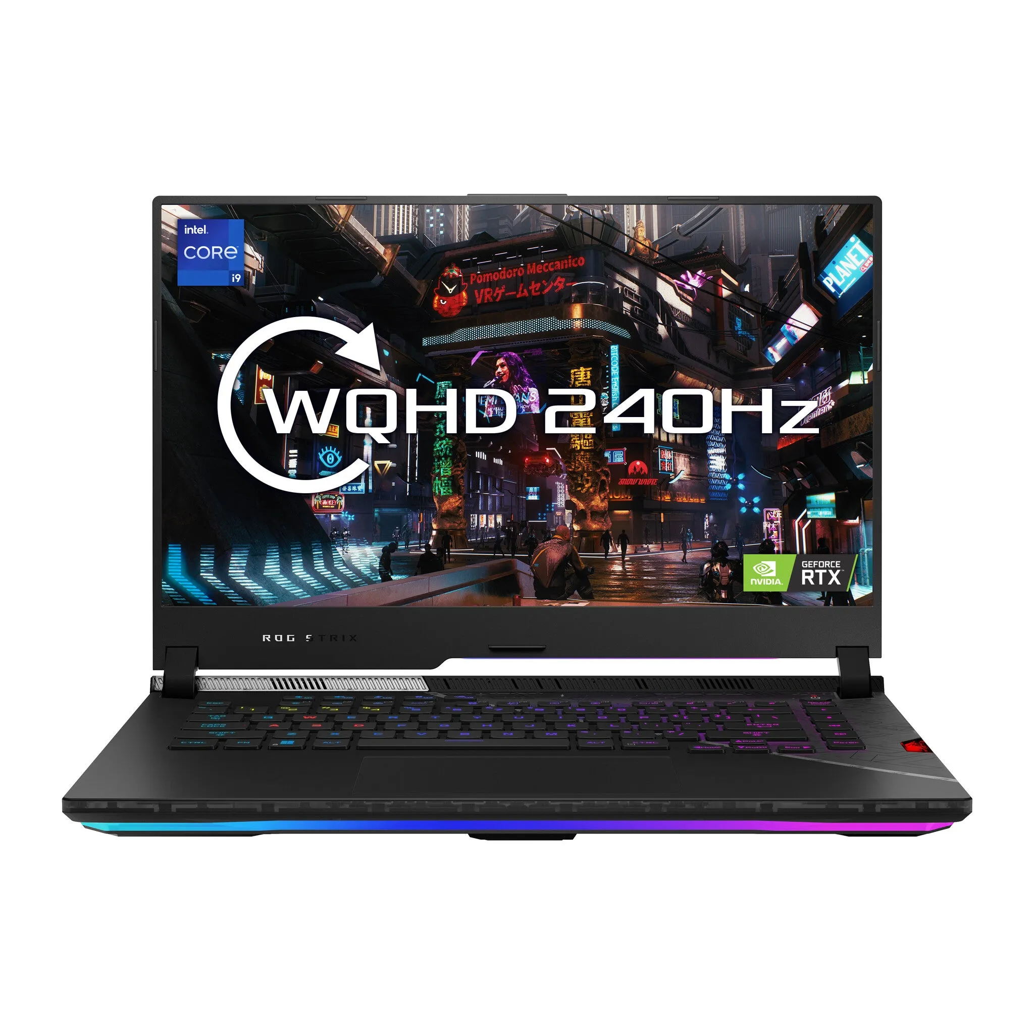 ASUS ROG Strix SCAR 15 G533ZW-LN148W Laptop 15.6" Wide Quad HD Intel® Core™ i9 i9-12900H 16 GB DDR5-SDRAM 2 TB SSD NVIDIA GeForce RTX 3070 Ti Wi-Fi 6E (802.11ax) Windows 11 Home Black