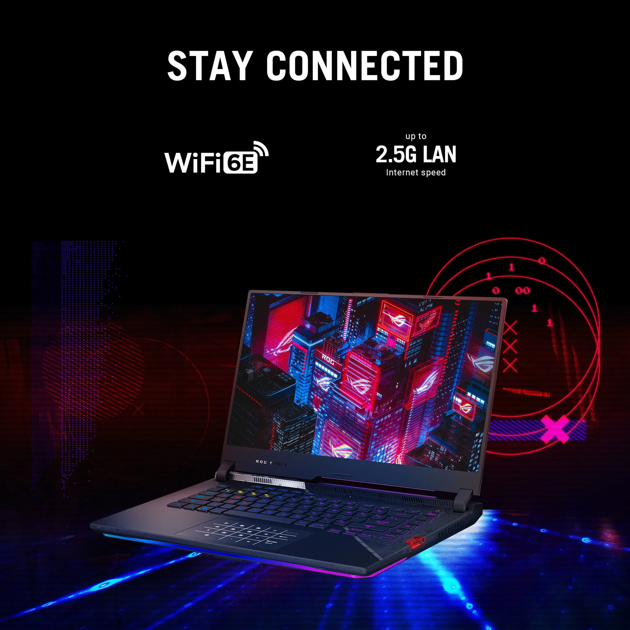 ASUS ROG Strix SCAR 15 G533ZW-LN148W Laptop 15.6" Wide Quad HD Intel® Core™ i9 i9-12900H 16 GB DDR5-SDRAM 2 TB SSD NVIDIA GeForce RTX 3070 Ti Wi-Fi 6E (802.11ax) Windows 11 Home Black