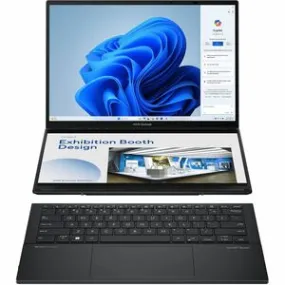 Asus ZenBook Duo UX8406 UX8406MA-DS76T 14" Touchscreen Detachable 2 in 1 Notebook - Full HD - Intel Core Ultra 7 155H - Intel Evo Platform - 16 GB - 1 TB SSD - Inkwell Gray