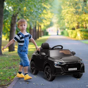 Audi RS Q8 6V Kids Electric Ride On Car Toy w/ Remote USB MP3 Bluetooth Black