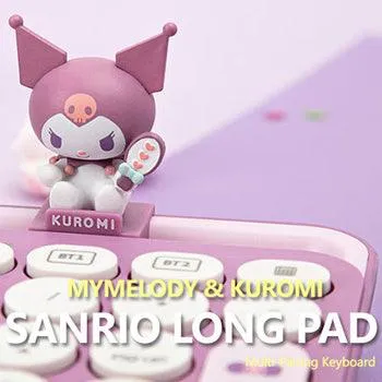 ★Authentic★Sanrio Mymelody and Kuromi Wireless Keyboard/ 3in1 Multi Pairing/ Multi Connection