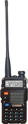 BAOFENG BF-F8HP (UV-5R 3rd Gen) 8-Watt Dual Band Two-Way Radio (136-174MHz VHF & 400-520MHz UHF) Includes Full Kit with Large Battery