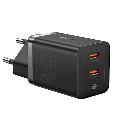 Baseus GaN5 Pro Fast Charger C To C, 40Watts, Black