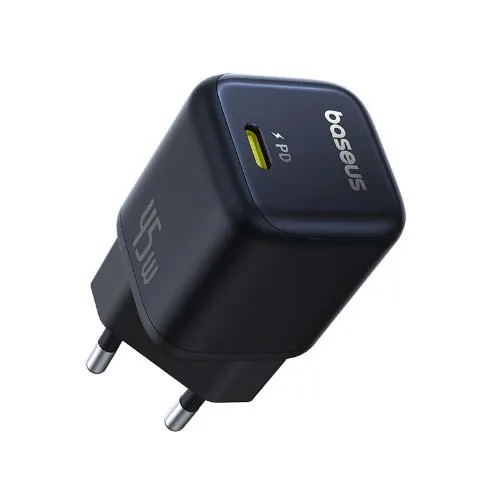 Baseus Pico Go Gan Fast Charger 1C, 45Watts, Cosmic Black