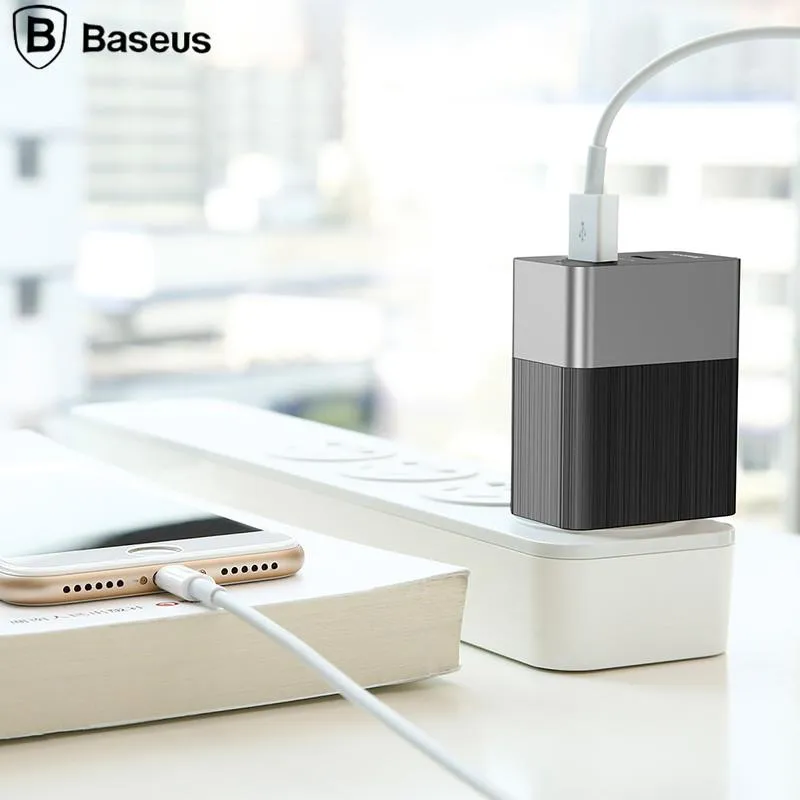 Baseus Type-C USB Fast Charger 2.0 3.4A Travel Wall Charger Adapter Mobile Phone Charger