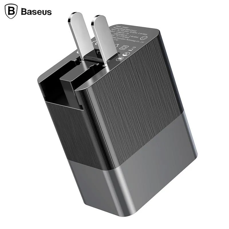 Baseus Type-C USB Fast Charger 2.0 3.4A Travel Wall Charger Adapter Mobile Phone Charger