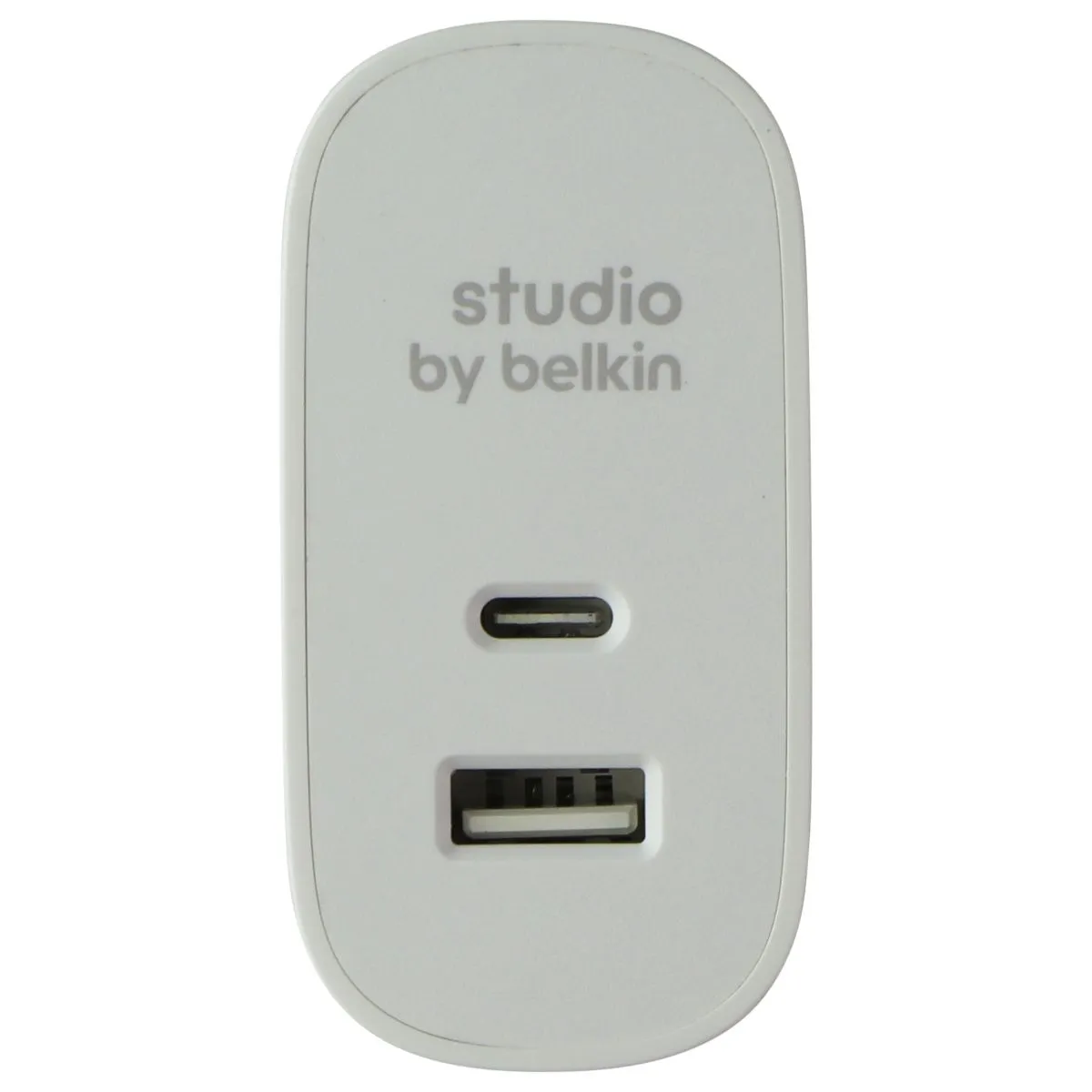 Belkin Studio 2-Port Home Charger   USB-C Cable for iPhone/iPad/iPod - White