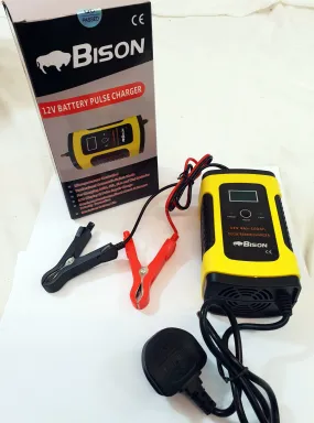 BISON SMART PULSE REPAIR 12V 6A BATTERY CHARGER