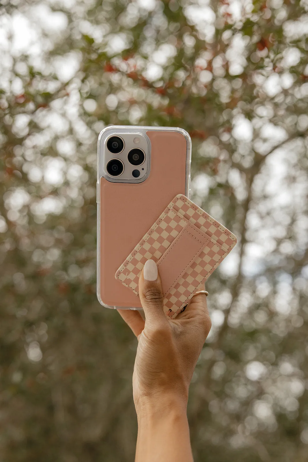 Blush Check Magnetic Case