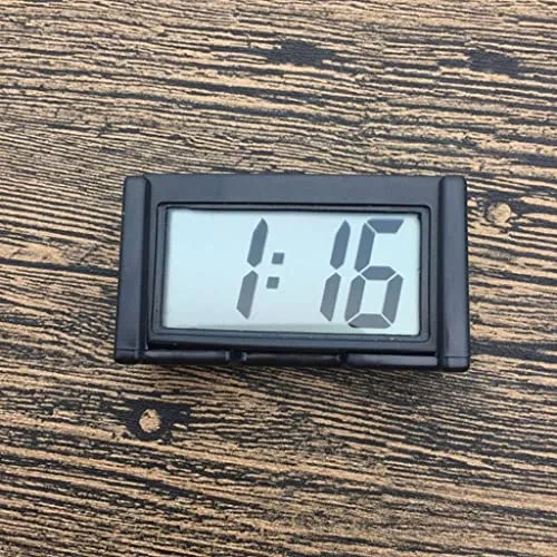 Calandis Mini Battery Quartz Clock Travel Clock Bedroom Home Table Clock Black