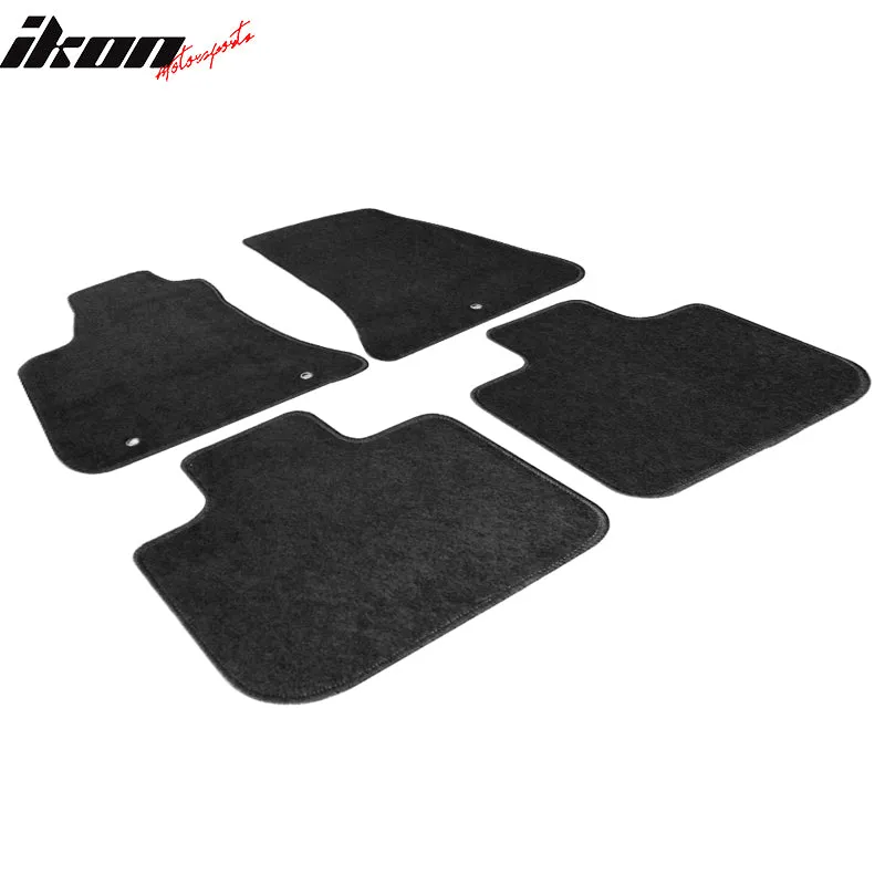 Car Floor Mat for 2011-2023 AWD Chrysler 300 Dodge Charger Black Nylon