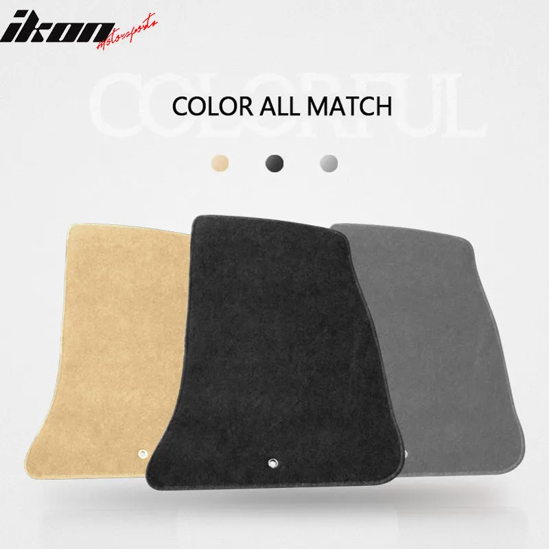 Car Floor Mat for 2011-2023 AWD Chrysler 300 Dodge Charger Black Nylon