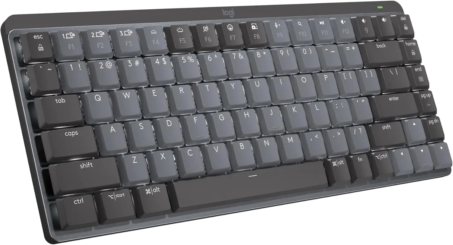 Certified Refurbished - Logitech MX Mechanical Mini Wireless Illuminated Keyboard, Clicky Switches - 920-010552